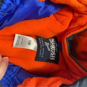 OshKosh B'gosh Bright Blue and Orange Jacket